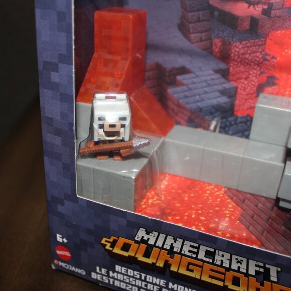 3/$55❤️ Mattel Minecraft Dungeons Mini Battle Box Redstone Monstrosity Mangle - Picture 11 of 16
